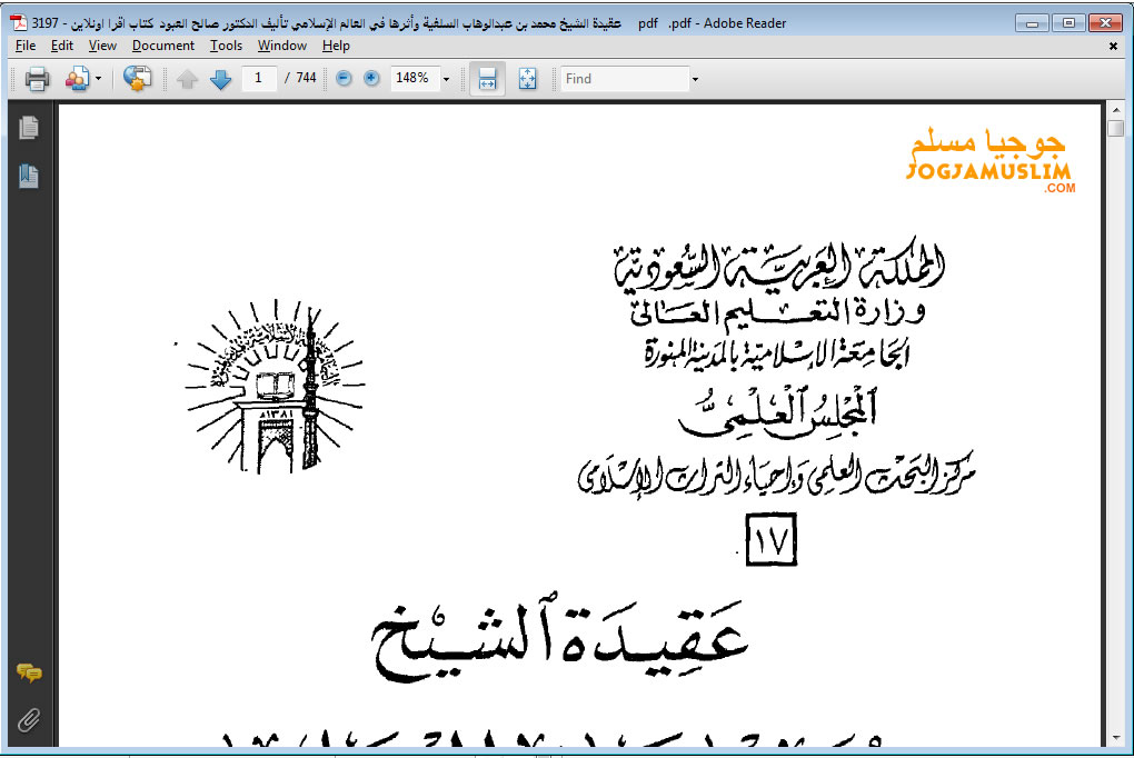 Alhamdulillah file kitab pdf dapat terbuka